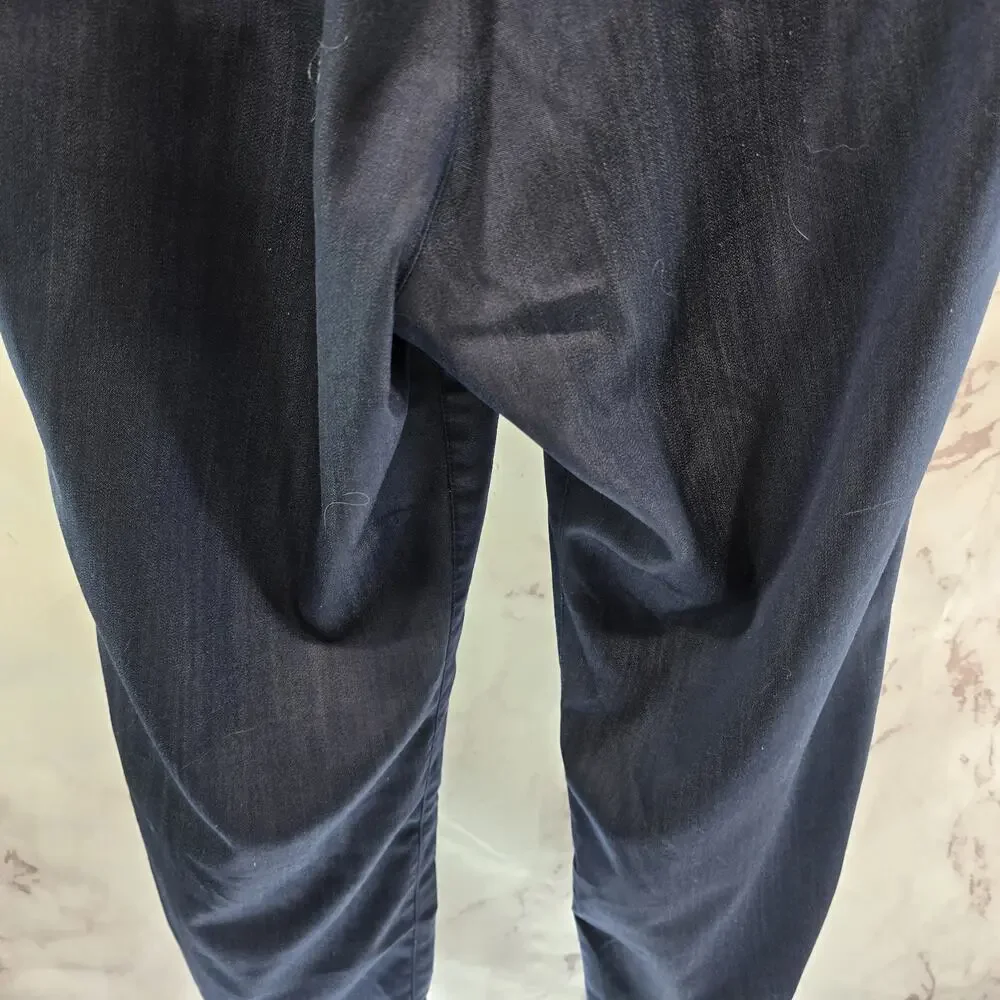 Steven Alan Pants Mens Medium Blue Straight Chino Crop Silk Indigo Chambray